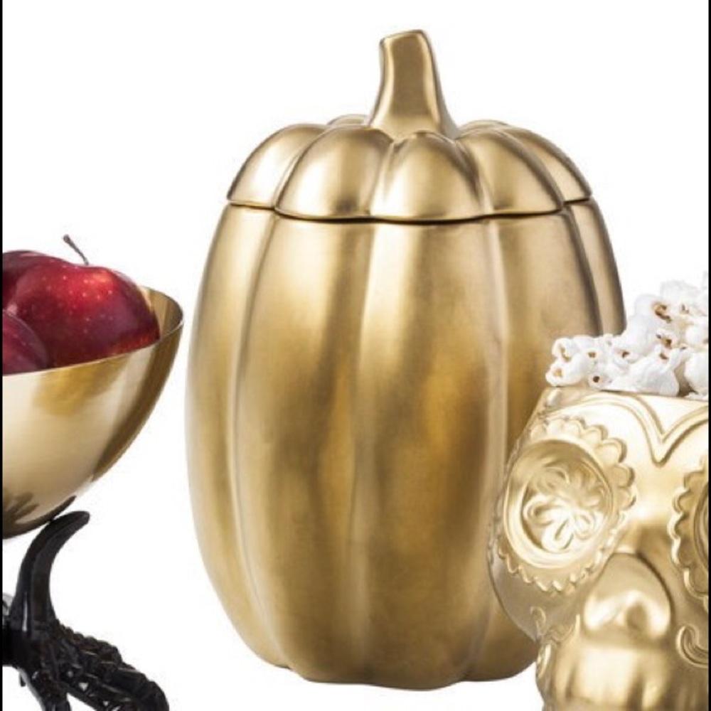 In search of - Gold Pumpkin Cookie Jar